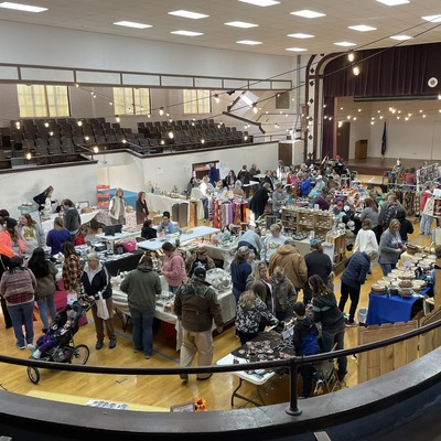 A big crowd of vendors and buyers flocked to Memorial Hall for the annual Eureka Craft Show.