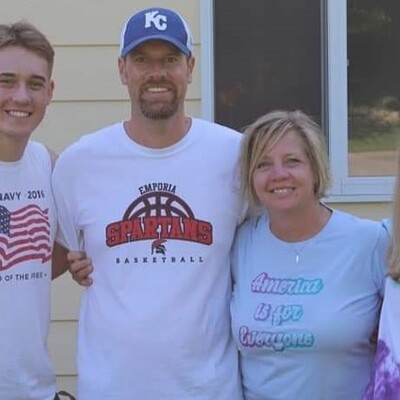 Family picture taken July 5, 2020--a few days prior to Bryan's diagnosis with kidney cancer