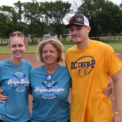 Skyler, Lori & Sydney Douglas--2024 Memorial Softball Tournament