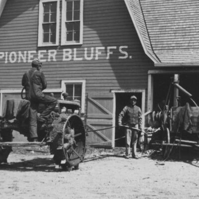 Working on the ranch in 1936