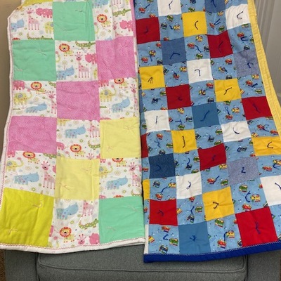 beautiful quilts for the Baby Closet