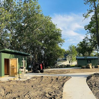 The new accessible restroom